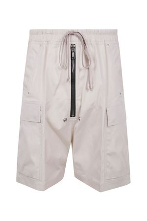 Cargobela Shorts In Beige Tech Faille RICK OWENS | RU01E5360FT41